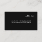 プロフェッショナルメイクアップアーティスト 名刺 (裏面)