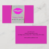 プロフェッショナルメイクアップアーティスト 名刺 (正面/裏面)