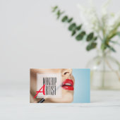 プロフェッショナルメイクアップアーティスト、美しい 名刺 (スタンド正面)