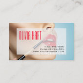 プロフェッショナルメイクアップアーティスト、美しい 名刺 (裏面)