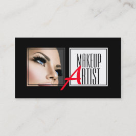 プロフェッショナルメイクアップアーティスト、美しい 名刺