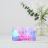 プロフェッショナルメイクアップアーティストLash Holigraph Social 名刺 (スタンド正面)