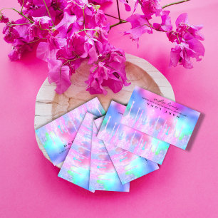 プロフェッショナルメイクアップアーティストLash Holigraph Social 名刺
