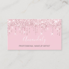 プロフェッショナルメイクアップアーティスモダントPink Drips VIP 名刺