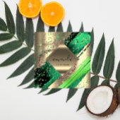 プロフェッショナルメイクアップロゴトロピック体スパウェルネス スクエア名刺