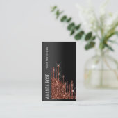 プロフェッショナルメイクアップVIPイベントプランナードリップブラウン 名刺 (スタンド正面)