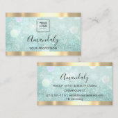 プロフェッショナルメイクエステティシャンまぶしQRロゴ 名刺 (正面/裏面)