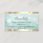 プロフェッショナルメイクエステティシャンまぶしQRロゴ 名刺 (裏面)