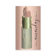 プロフェッショナルメイク体リップスティックQRコードローズゴールド