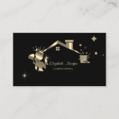 プロフェッショナルメイドクリーニングハウスブラック 名刺 (正面)