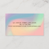 プロフェッショナルメイドクリーニングハウスホログラフィック 名刺 (裏面)