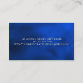 プロフェッショナルメイドクリーニングハウス王室のブルー 名刺 (裏面)