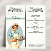 プロフェッショナルメイドハウスキーピングサービスレトロ ラックカード