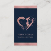 プロフェッショナルメイドハウスキーピング清掃サービス 名刺 (正面)