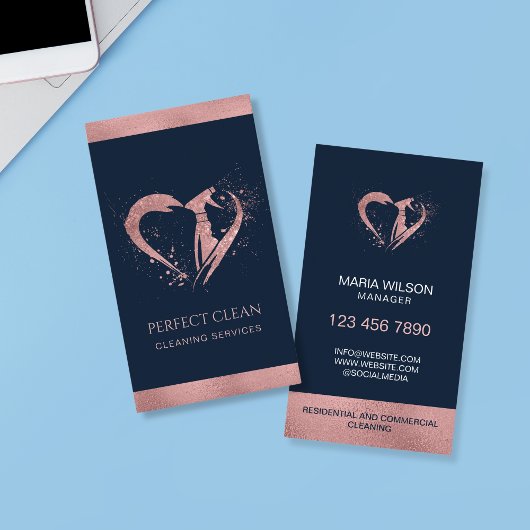 プロフェッショナルメイドハウスキーピング清掃サービス 名刺