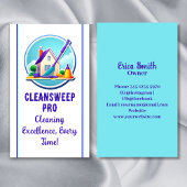 プロフェッショナルメイドハウスクリーニングサービスロゴ 名刺