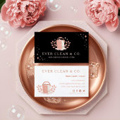 プロフェッショナルメイドハウスクリーニングサービスロゴ 名刺