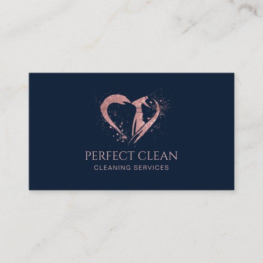 プロフェッショナルメイドハウスクリーニングサービス 名刺 (正面)