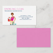 プロフェッショナルメイドハウス清掃サービス 名刺 (正面/裏面)