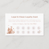 プロフェッショナルメイド&ハウスクリーニングのツール/用品 ロイヤリティカード (裏面)