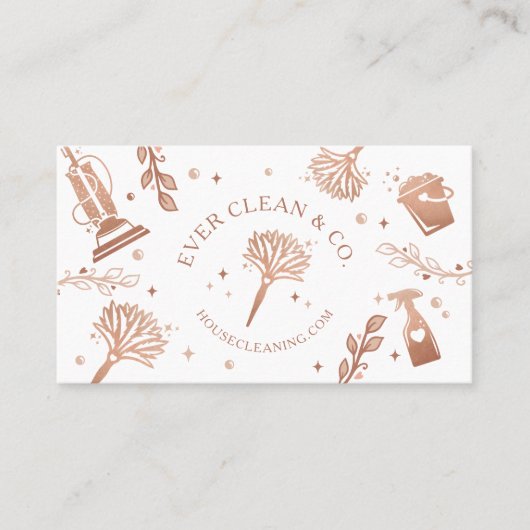 プロフェッショナルメイド&ハウスクリーニングのツール/用品 ロイヤリティカード (正面)