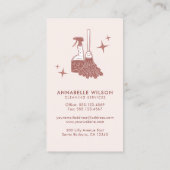 プロフェッショナルメイド&ハウスクリーニングの名刺 名刺 (裏面)