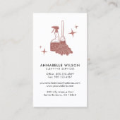 プロフェッショナルメイド&ハウスクリーニングの名刺 名刺 (裏面)