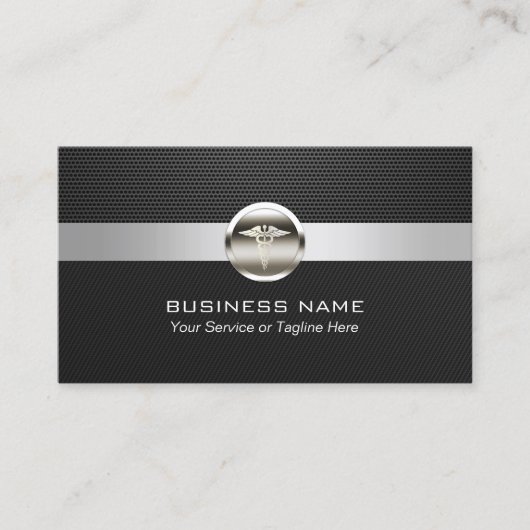 プロフェッショナルメタルメディカルビジネスカード 名刺 (正面)