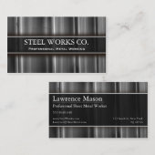 プロフェッショナルメタルワーカー名刺 名刺 (正面/裏面)