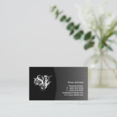 プロフェッショナルメタル名刺ファイナンシャルプランナー 名刺 (スタンド正面)