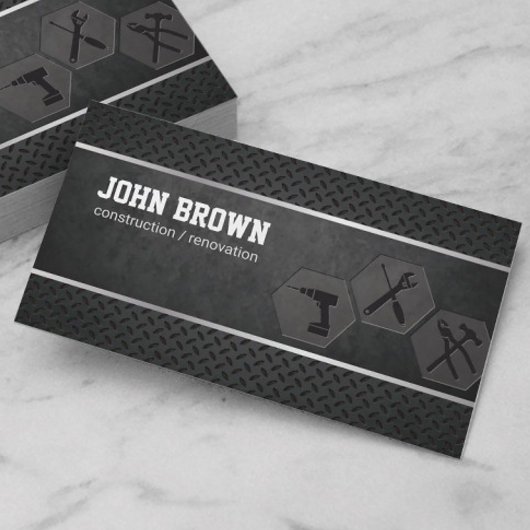 プロフェッショナルメタル建築大工の道具師 名刺