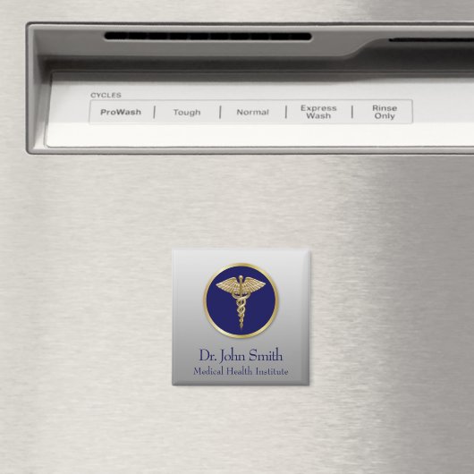 プロフェッショナルメディカルカドゥセウスブルー金ゴールド マグネット (インサイチュ (食洗機))