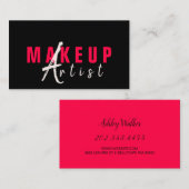 プロフェッショナルメーキャップアーティスト 名刺 (正面/裏面)