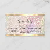 プロフェッショナルメーキャップバラ金ゴールドグリッター部 名刺 (裏面)