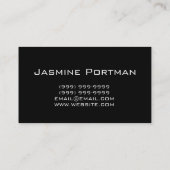 プロフェッショナルメークアップアーティスト名刺 名刺 (裏面)