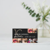 プロフェッショナルメークアップアーティスト美しいサロン 名刺 (スタンド正面)