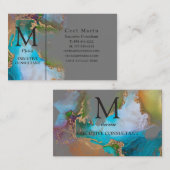 プロフェッショナルモエレガントノグラムカスタム 名刺 (正面/裏面)