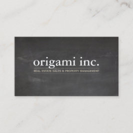 プロフェッショナルモダンのシンプル素朴な黒板 名刺