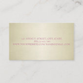 プロフェッショナルモダンのスタイリッシュキラキラの唇 名刺 (裏面)