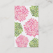 プロフェッショナルモダンの女性WAHM名刺 名刺 (裏面)