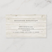 プロフェッショナルモダンの素朴なカード木板 名刺 (裏面)