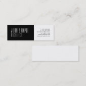 プロフェッショナルモダンアーキテクトミニマリストラグジュアリー スキニー名刺 (正面/裏面)