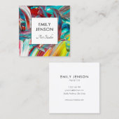 プロフェッショナルモダンアーティスト スクエア名刺 (正面/裏面)