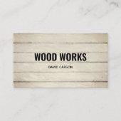 プロフェッショナルモダンウッドカーペンター 名刺 (正面)