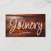 プロフェッショナルモダンウッドワーキングココボロウッド 名刺 (裏面)