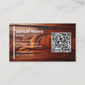 プロフェッショナルモダンウッドワーキングココボロウッド 名刺 (正面)