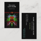 プロフェッショナルモダンエレガントクールカーニバル 名刺 (正面/裏面)