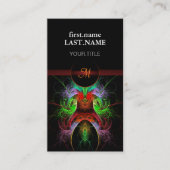 プロフェッショナルモダンエレガントクールカーニバル 名刺 (正面)