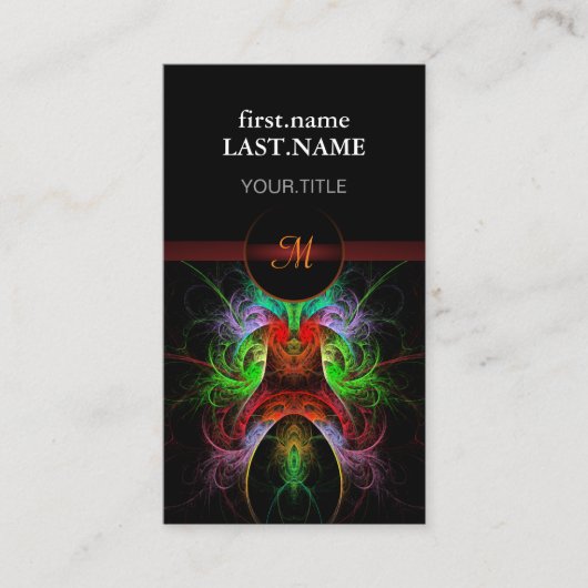 プロフェッショナルモダンエレガントクールカーニバル 名刺 (正面)