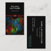 プロフェッショナルモダンエレガントクールジェネシス 名刺 (正面/裏面)